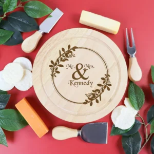Couples rotating cheese set