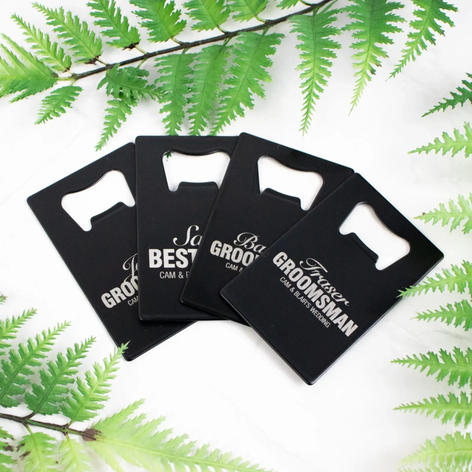 Bridal Party Card Bottle Opener