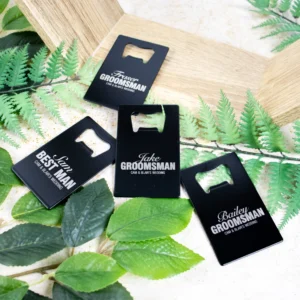 Bridal Party Card Bottle Opener
