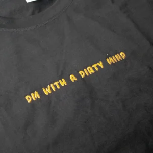 Bubble tee embroidered shirt