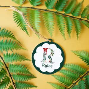 Christmas Letter Ornament