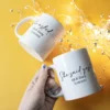 Couples Engagement Coffee Mug Set of 2