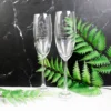 Couples Wedding or Engagement Champagne Flutes