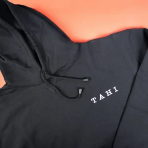 Custom Text Embroidered Hoodie Personalised Name or Initials