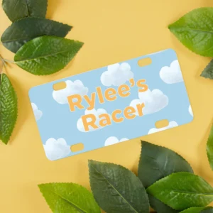 Kid’s Metal Printed Licence Plate for Ride on Cars