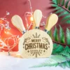 Merry christmas cheese utensil block 7 Merry christmas cheese utensil block