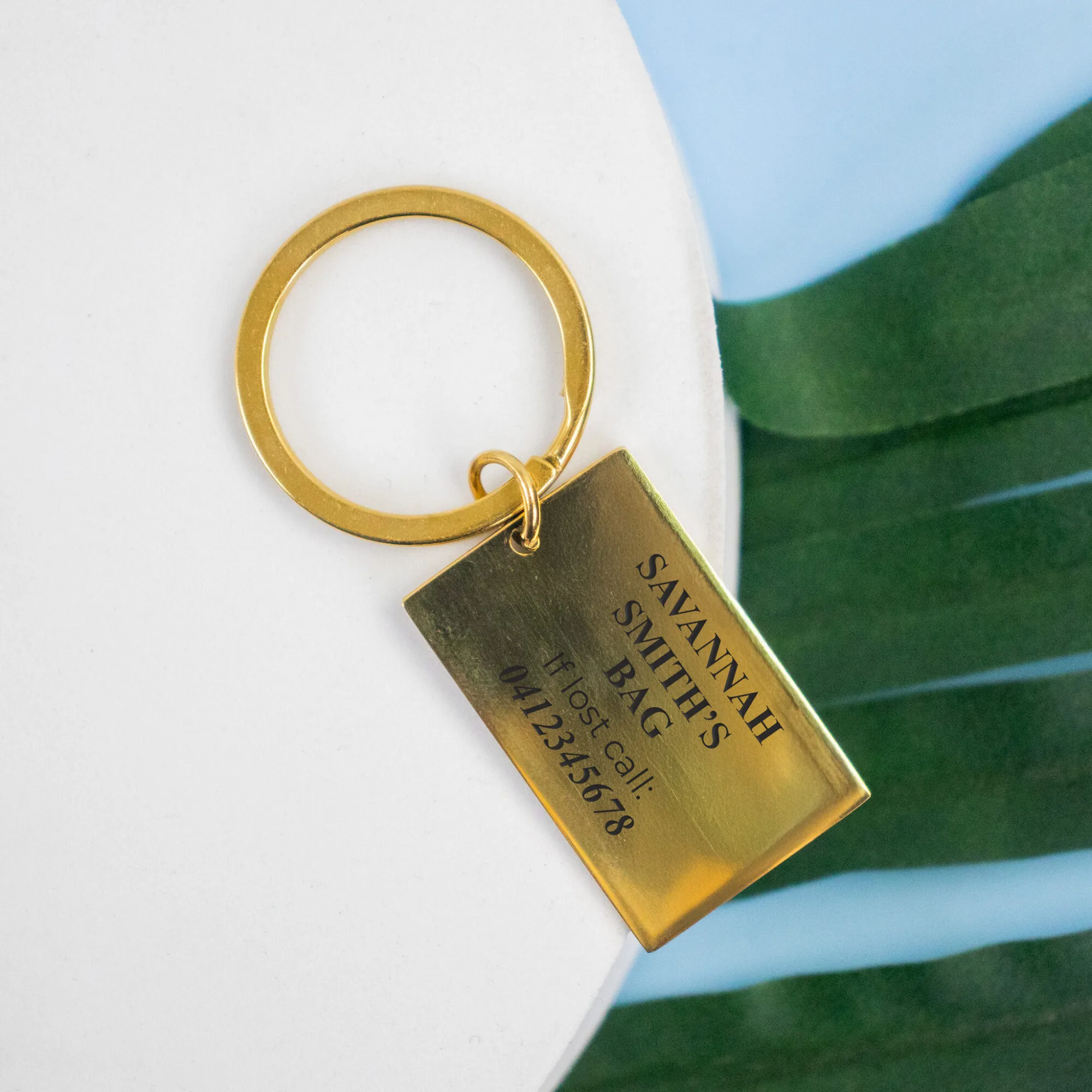 If lost metal bar keyring 4 If lost metal bar keyring