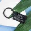 Metal Bar Spotify Keyring - Laser Engraved
