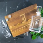 Personalised Monogram Modern Decanter