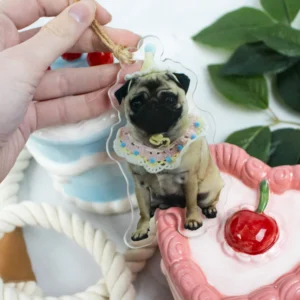 Personalised Pet Photo Acrylic Ornament – Cherish Your Furry Friend