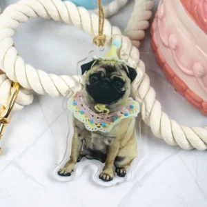 Personalised Pet Photo Acrylic Ornament – Cherish Your Furry Friend