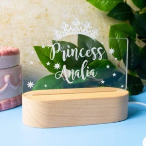 Personalised Princess Night Light