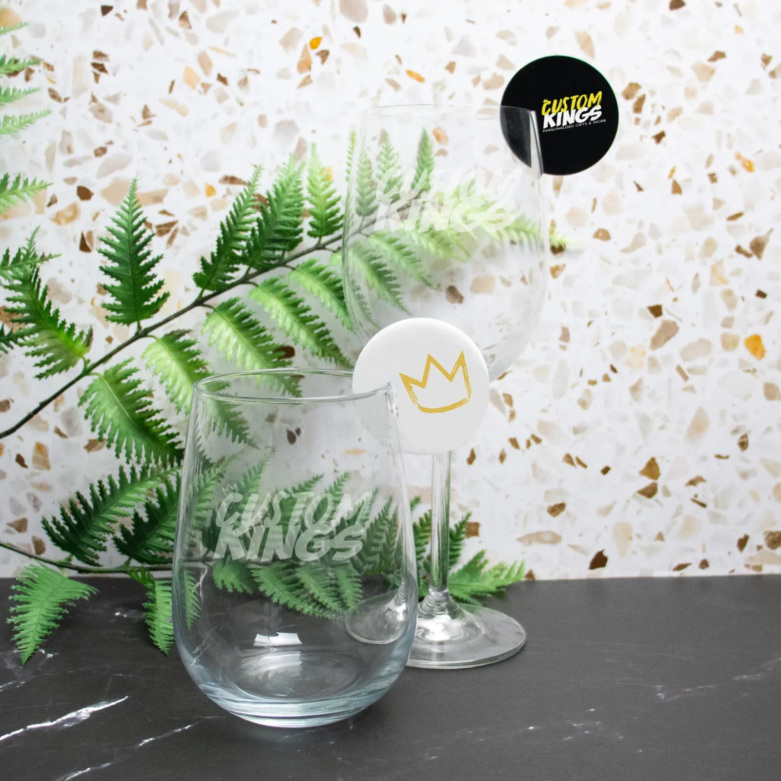 Corporate Logo Acrylic Drink Tags
