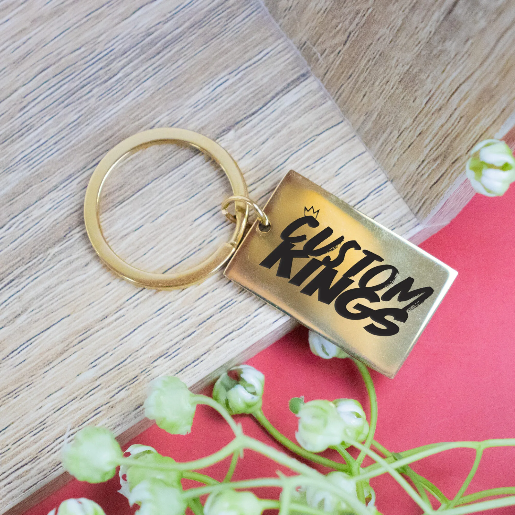 Corporate metal bar keyring 5 Corporate metal bar keyring