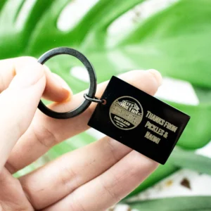 Corporate metal bar keyring 8 Corporate metal bar keyring