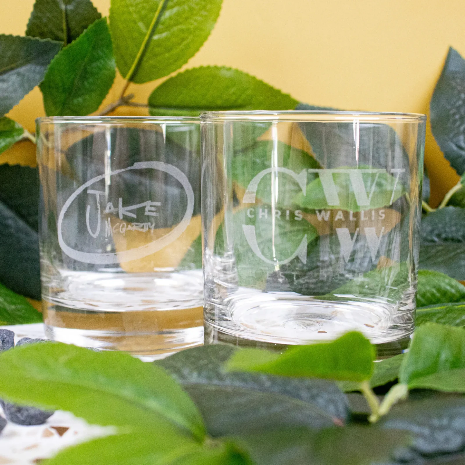 Corporate Round Scotch Glass