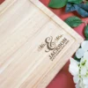 Couples personalised chopping board