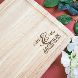 Couples Personalised Chopping Board