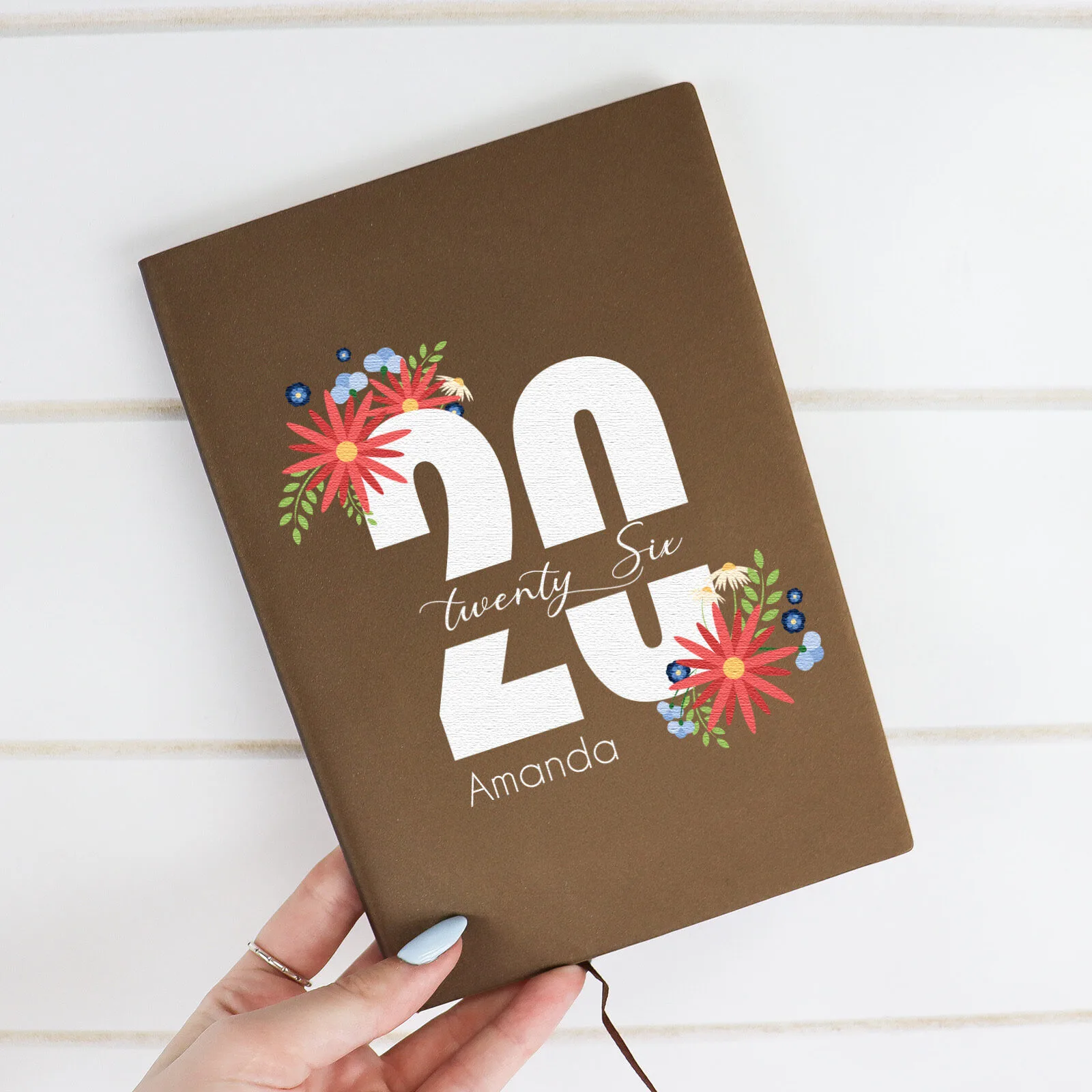 Floral 2026 Personalised Notebook