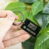 Metal Bar Spotify Keyring - Laser Engraved