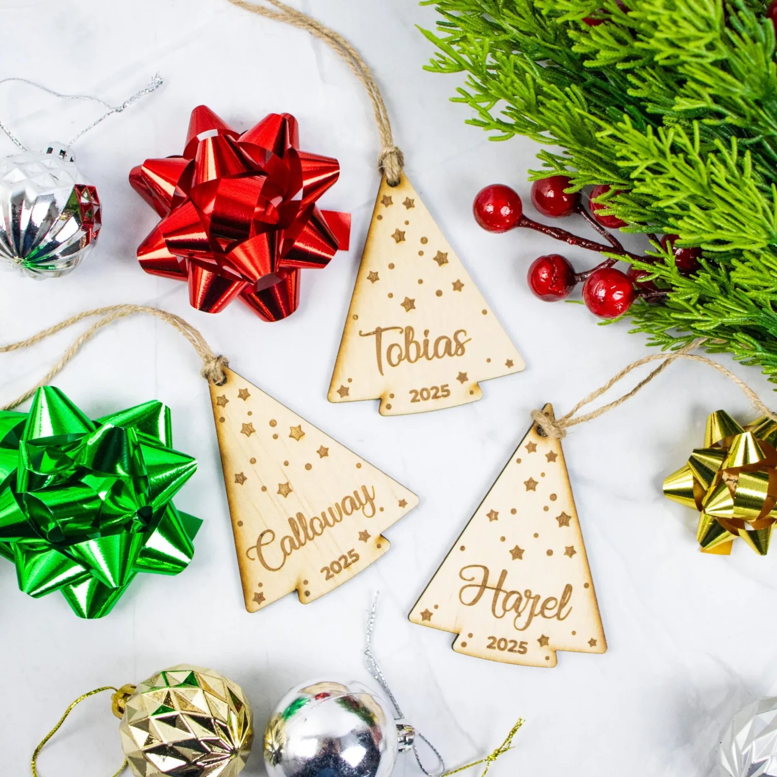 Modern Christmas Tree Ornament