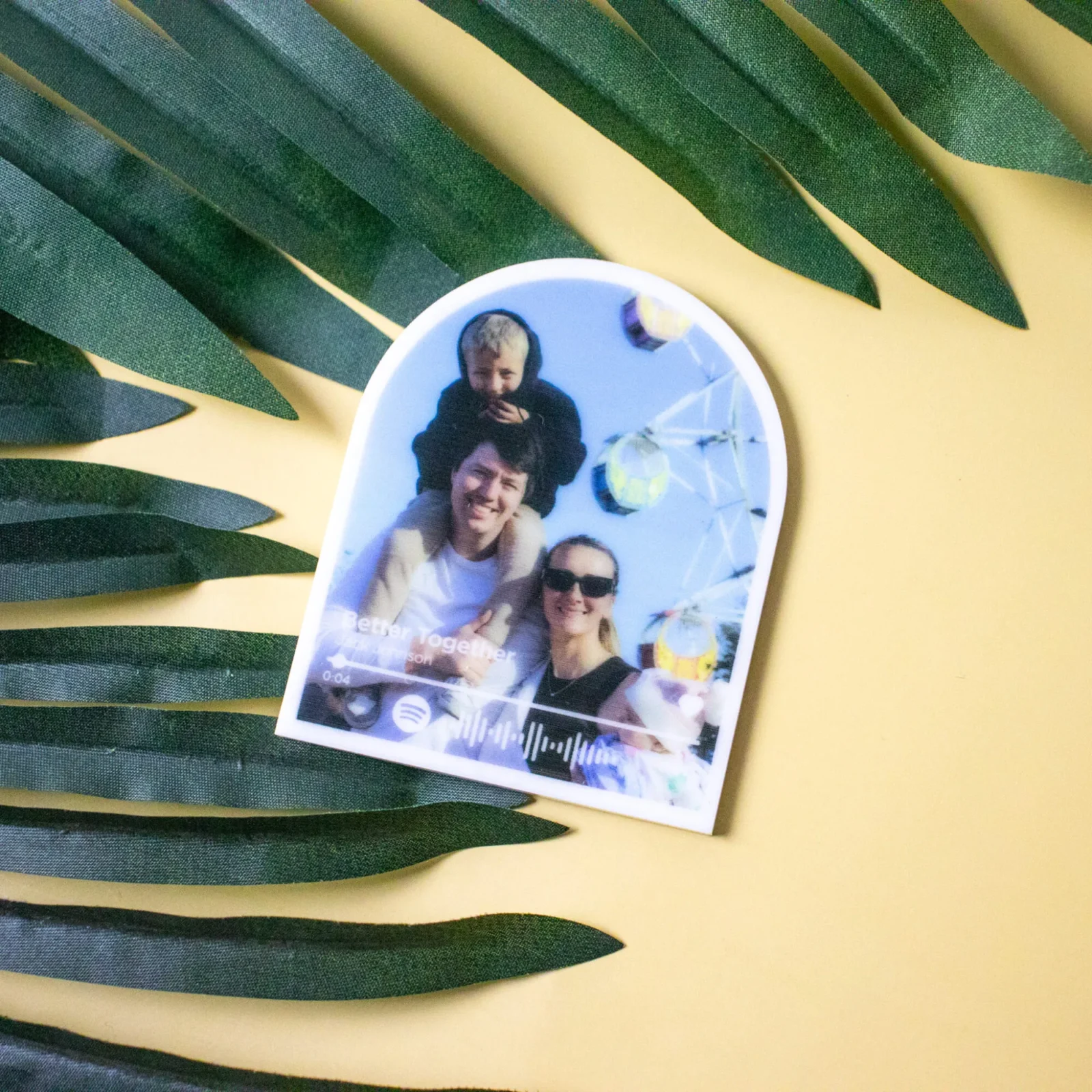 Personalised Spotify Photo Arch Magnet