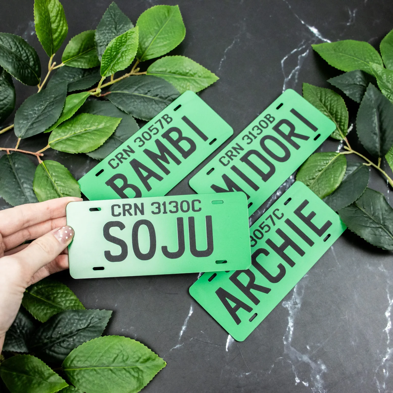 PlateIt© Kids Engraved Licence Plate for Bikes and Ride on Cars