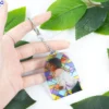 Stained Glass Photo Arch Keychain
