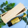 Best teacher ever wooden wine and champagne box