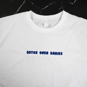 Bubble tee embroidered shirt