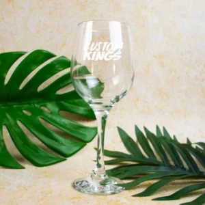 Corporate logo red wine glass