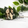 Couples Engagement Photo Plaque