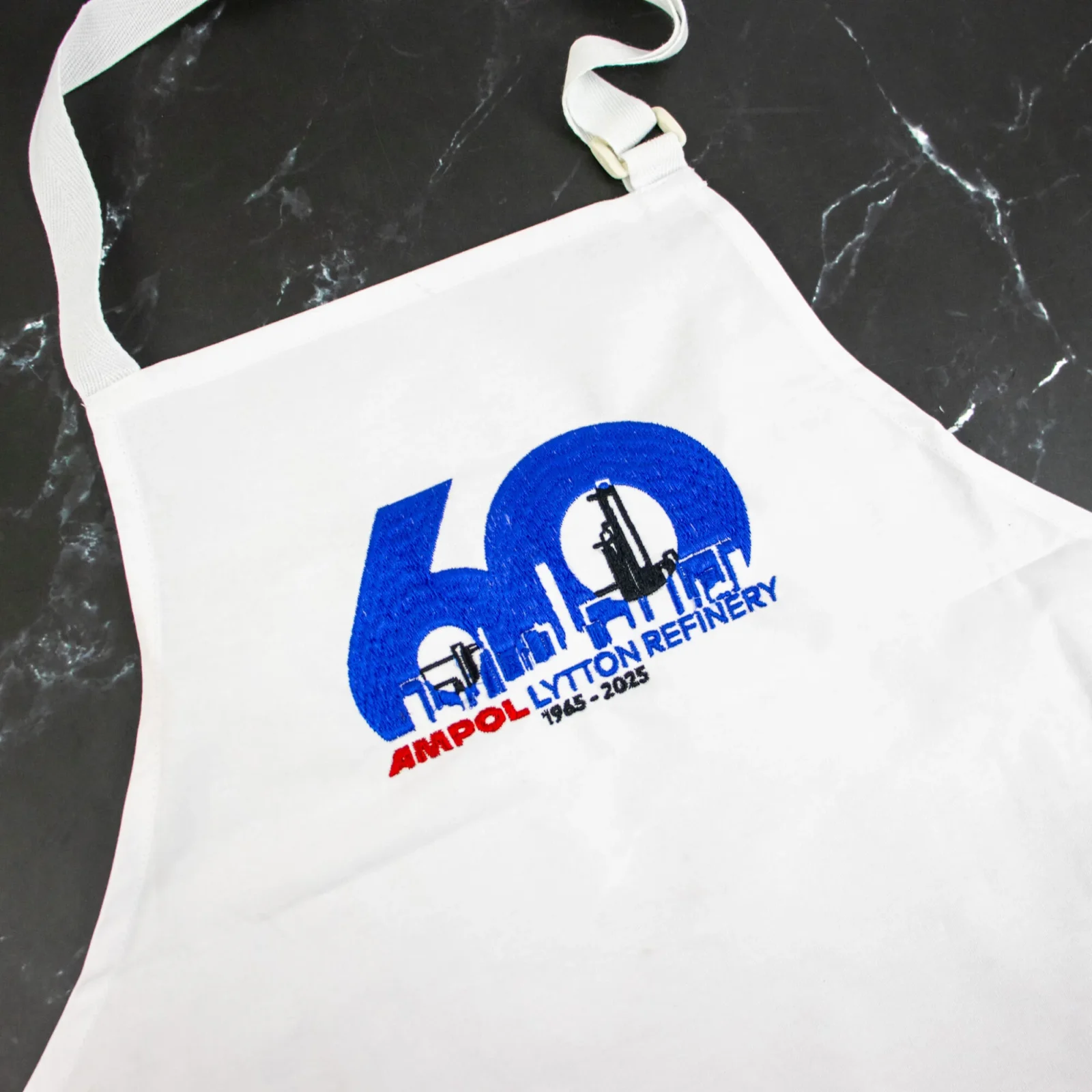 Custom Logo Embroidered Apron Personalised Business Workwear