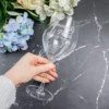 Deluxe engagement wine glass
