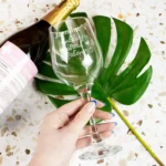 Holiday Stress Reliever Red Wine Glass