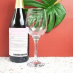 Mother's Day Red Wine Glass