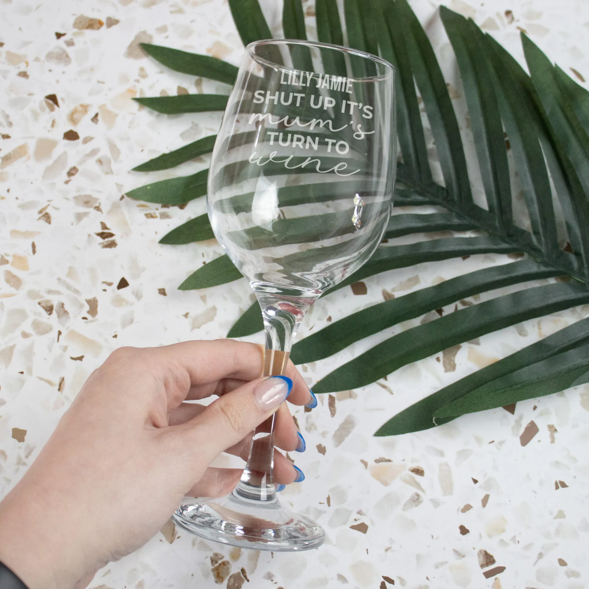 Mother's day red wine glass 2 Mother's day red wine glass