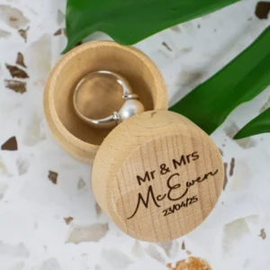 Personalised engagement ring box