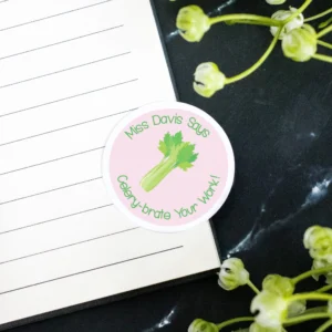 Well Done Teacher Pun Stickers