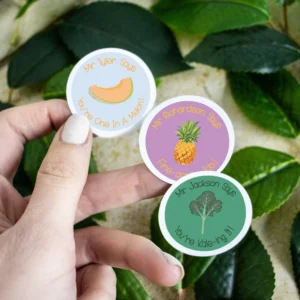 Well Done Teacher Pun Stickers