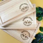 Engraved Corporate Logo Serving Board