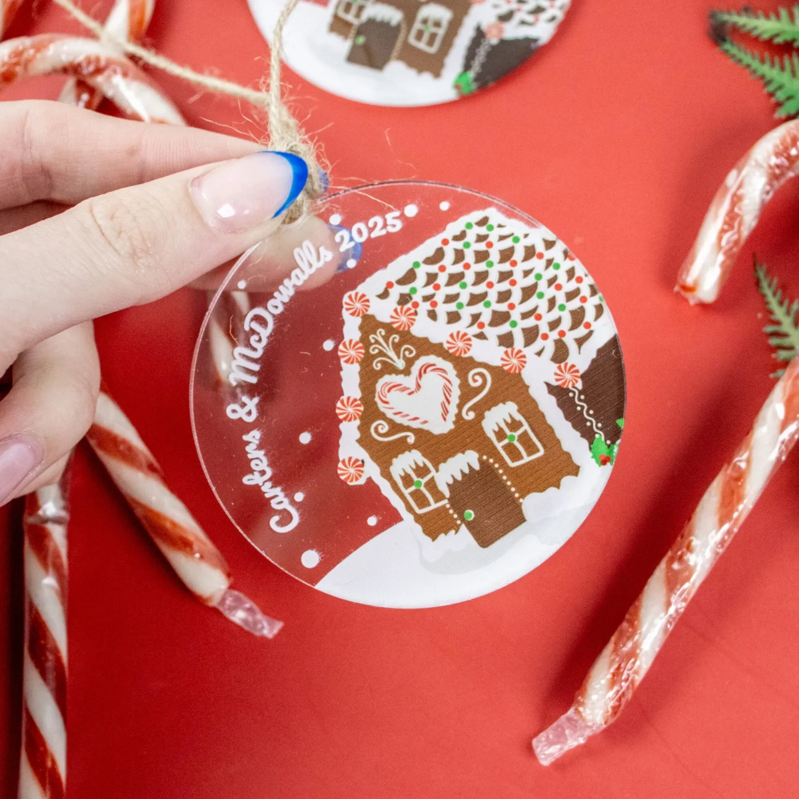 Gingerbread house Christmas Ornament