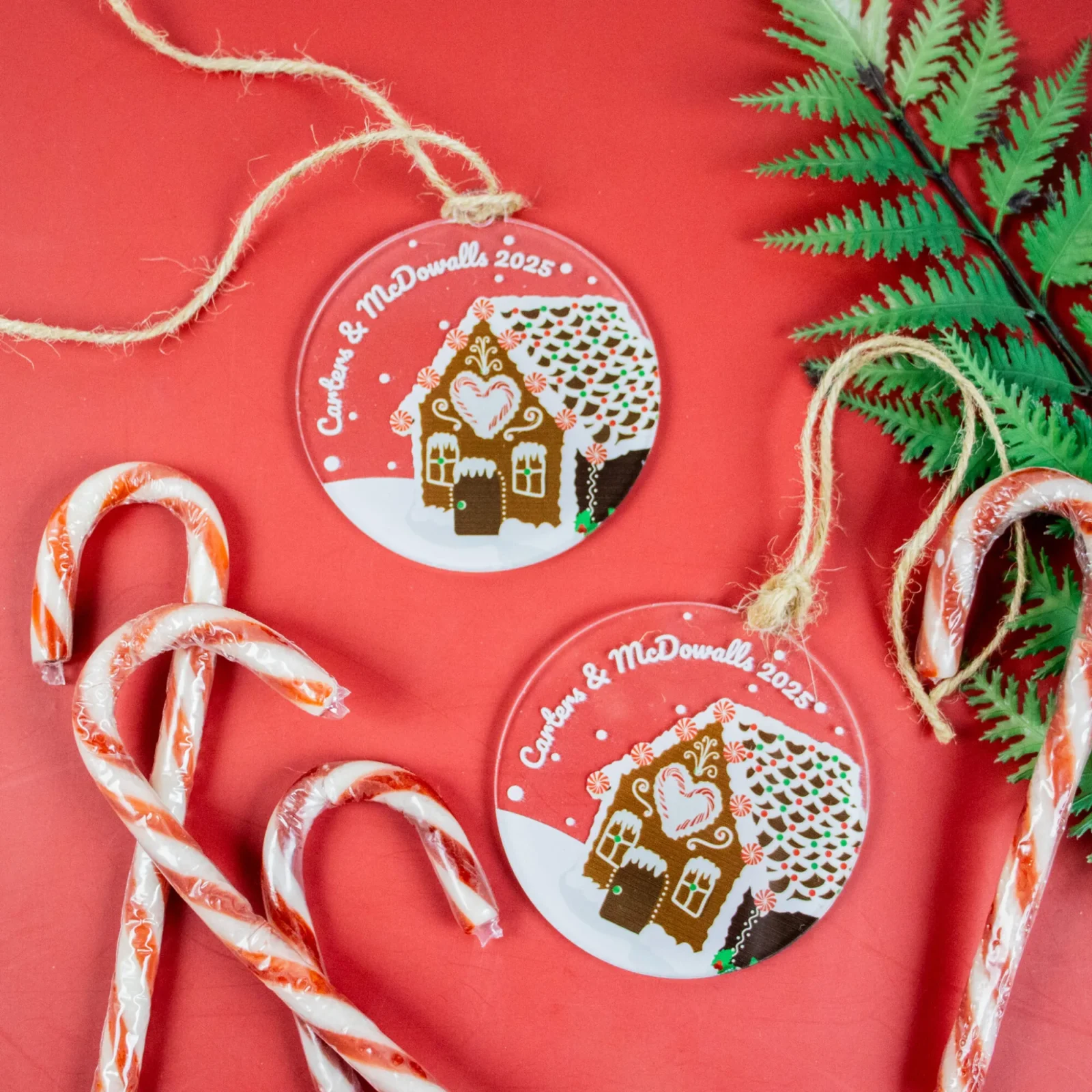 Gingerbread house Christmas Ornament