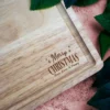 Merry Christmas butchers block chopping board