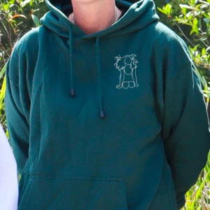 Spicy Embroidered Drawn Hoodie couples