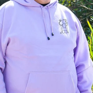 Spicy Embroidered Drawn Hoodie couples