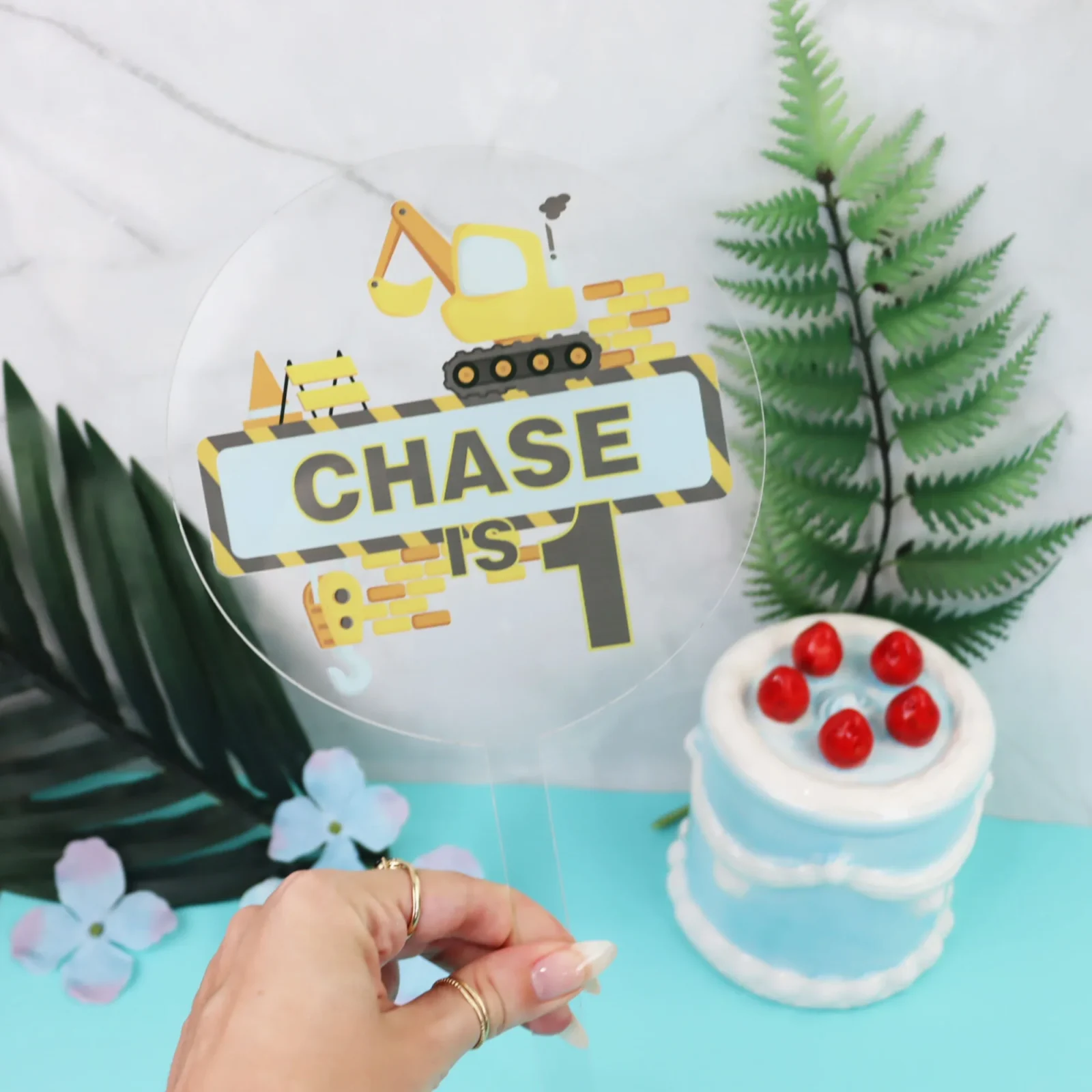 Digger Cake Topper 2