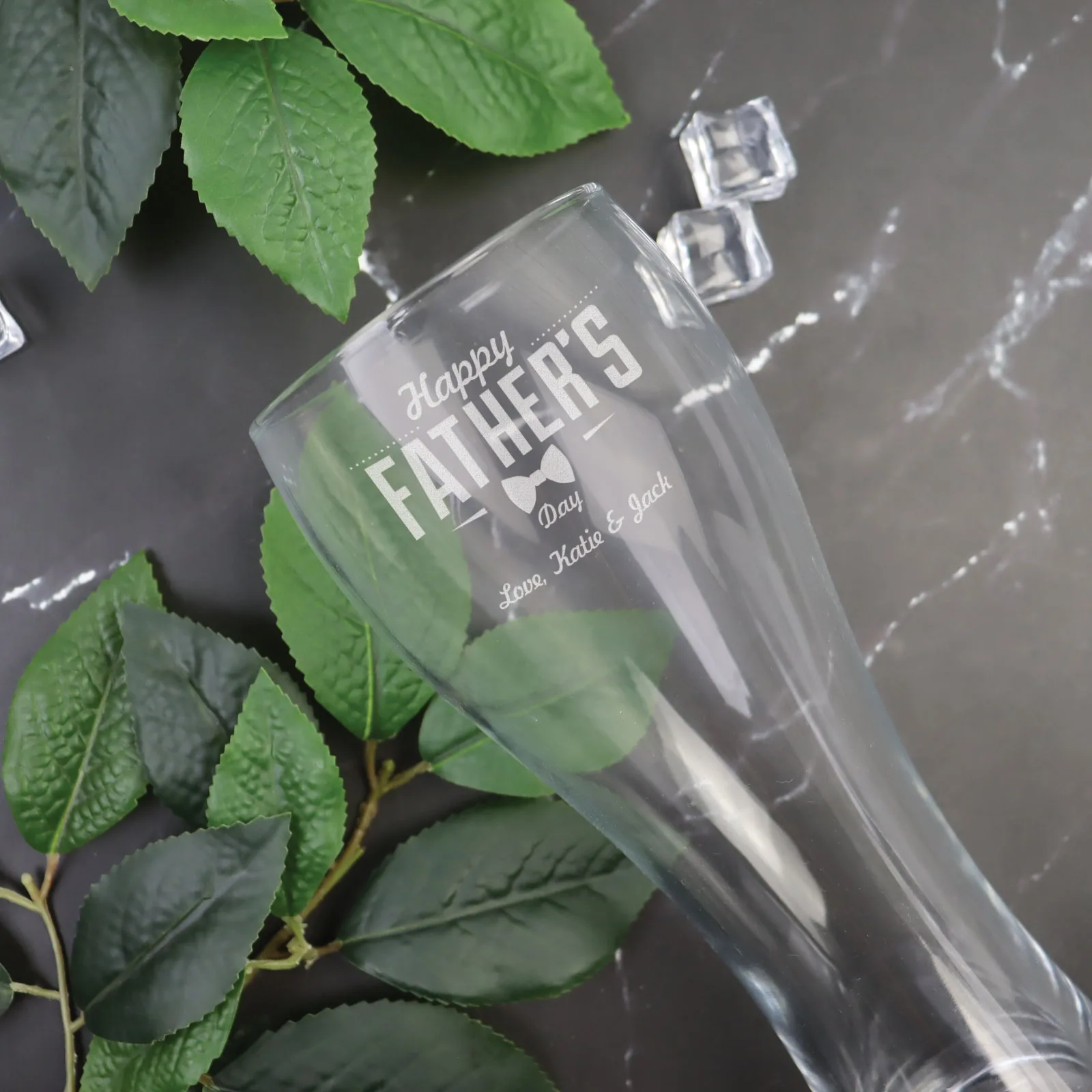 Father's Day Lager Glass