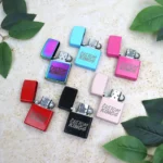 Custom Logo Engraved Lighter | Refillable Steel Lighter