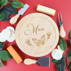Mum Butterfly Rotating Cheese Set